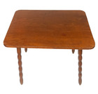 Antique Jenny Lind American Solid Wood Child s Playing Game Table Vintage -rare 