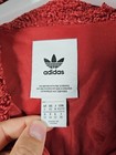 Adidas Sherpa Jacket Women Xs Red 1 4 Zip Pullover Hoodie Thick Kangaroo Pockets
