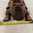 Hand-carved Wooden Mayan Mask From Mexico