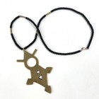Tuareg Necklace Gold Colored Pendant
