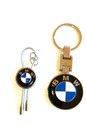 Vintage 2 Bmw Car Key Medal Key Chain 3d Logo Solid Metal For Bmw Fans 2 Sizes