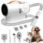 Airrobo Pg100 Pet Grooming Vacuum   5 Grooming Tools  12000pa Suction Power