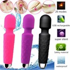 6  Personal Massage Multi Speed Neck Full Body Wand Massager Vibrator For Women