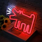Barking Dog Neon Sign - Dimmable Neon Light Sign For Game Room   Man Cave Wal   