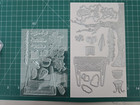 Stampin  Up  Retired  gliding Garden Swing  Stamp  14    Die  19  Set Bundle New