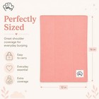 Baby Burp Cloths Large 100  Cotton Double Layered Absorbent Pink 7 Pack