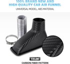 Carbon Fiber Air Intake Duct Turbo Brake Cooling Hose Front Bumper Vent