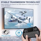 Easytone Backlit Mini Wireless Keyboard With Touchpad Mouse Combo Remote Cont   