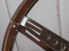 Vintage 1965-66 Ford Mustang Deluxe Wood Grain Steering Wheel