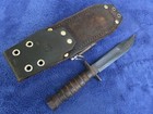 Rare Original Vintage Vietnam Era 6 blade Pilot s Camillus Knife And Sheath