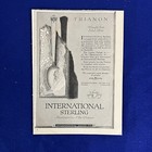 Vintage Ad 1921 Ephemera International Sterling Trianon