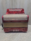 Hohner Corso 2-row 8-bass 21-treble Buttons Gc Red Diatonic Accordion - Germany