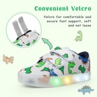 Yeskis Toddler Shoes Boys Light Up Shoes Vivaki Led Canvas Cartoon Casual