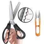 Professional Pinking Shears Zig Zag Fabric Cutting Scissors Comfort Grip Craft