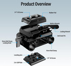 15mm Rail Support System With Quick Release Plate  Camera Baseplate With Dual 15