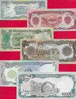 Afghanistan 50 100 500 1k 5k 10k Afghani 1979-93 Set Of 6