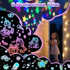 Unicorns Gifts For Girls Toys night Light For Kids remote Dimmable Timer Star Pr