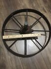 Antique Cast Iron Wheel  Rustic Decor