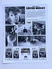 Silver Bullet  1985  Ad Sheet Vhs Video Rental Store Promo Stephen King Movie