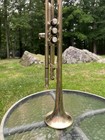 1922 Buescher True Tone Trumpet W engraved Bell - Silver - Case   Mouthpiece