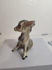 Vintage Lefton Donkey Sitting Figurine 4  Nativity Animal Porcelain H7059