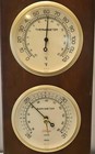 Vintage Sunbeam Weather Station Plaque Thermometer  barometer humidity 16 tall