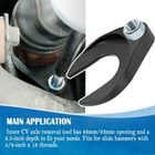 Front Wheel Drive Axle Removal Tool And Nut Cv Joint Puller Slide Hammer Adapter