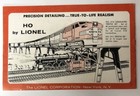 How To Operate Lionel Trains Booklet Pamplet 8 1 2  X 5  1 2 