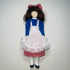 Usa Girl Porcelain Doll Vintage Betsy Children Of The World Hand Painted Bisque