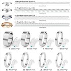 12 Pack Ring Sizers For Loose Rings  Invisible Guards Spacer Clear