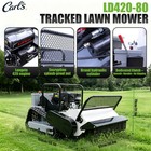 15hp Remote Control Crawler Mower 65   Climbing Brush Cutter Tracked