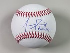 Juan Pierre Signed Official Baseball Coa Psalm 37 Dodgers Marlins Phillies Cubs