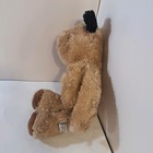 Vintage Eden Brown Teddy Bear Black Ears Plush 18  Stuffed Animal