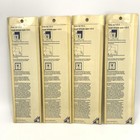 4 Pack Lot Of 10 Blocks   Vintage 1983 Showgard Stamp Mounts Size 260 55 Black