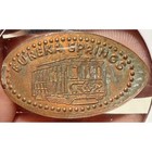Lot Of 2 Pressed Pennies Eureka Springs Ar Trolley Roaring River Mo Fish C252