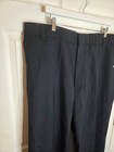 New Men s Flat Front Unhemmed Dark Navy Blauer  8660 Police Uniform Pant Size 44