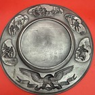 Vintage Hudson Pewter Collector Plate American Declaration Of Independence 9 