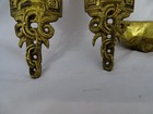 Antique French Salvage Bronze Pediment Furniture Hardware Salvage - 2 Snakes