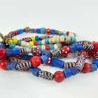 Ethiopian Medicine Man Necklace With Rare Feather Beads 46 Inch