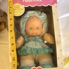 Vtg 1991 Puffalump Kid Plush Blonde Hair Green Eye Fisher Price Doll Read