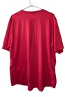 Nike Court Aeroreact Rafa Nadal Men Tennis Shirt V Neck Red Center Swoosh