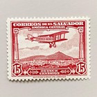 4 Foreign Stamps  el Salvador  Airmail Stamps 
