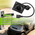 For Ezgo Txt48  Rxv   72v Carts Charger Port Cover Plate Adapter   120v Plug G2