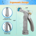 Full Size Garden Hose Nozzle 2 Pack  High Pressure Pistol Grip Water Nozzle Spra