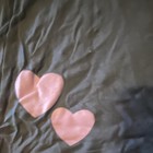 Flowers By Zoe Gray Pink Hearts Fold-over Elastic Waist Mini Skirt Pull On L