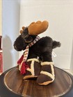 Dan Dee Collector s Choice Standing Moose With Scarf 12  Christmas Plush So Soft