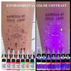 Uv Tattoo Ink Set 14 Color Fluorescent Tattoo Pigment 0 5oz Each Ink Set Colors