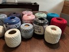 Crochet Thread Lot Of 13 Multicolor 