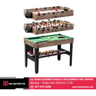 48  3-in-1 Multi Game  Pool Table  Air Hockey  Foosball Table  By Md Sports
