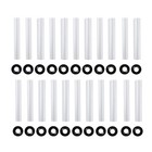 20x Garage Door Hinge Quiet Roller Sleeves With Nuts